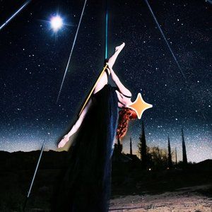 Extra long black dramatic tulle skirt